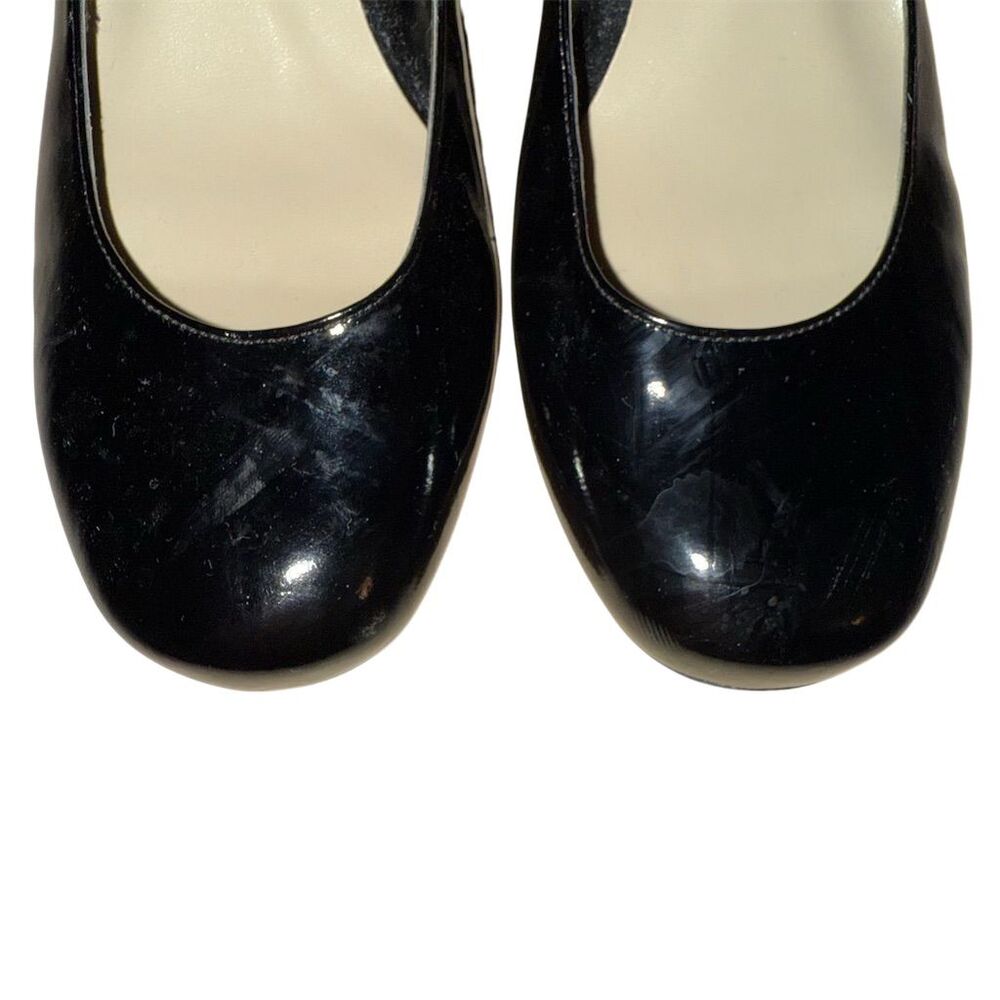 Array Women's Black Mary Jane Block Heel Pumps Size 8.5N‎